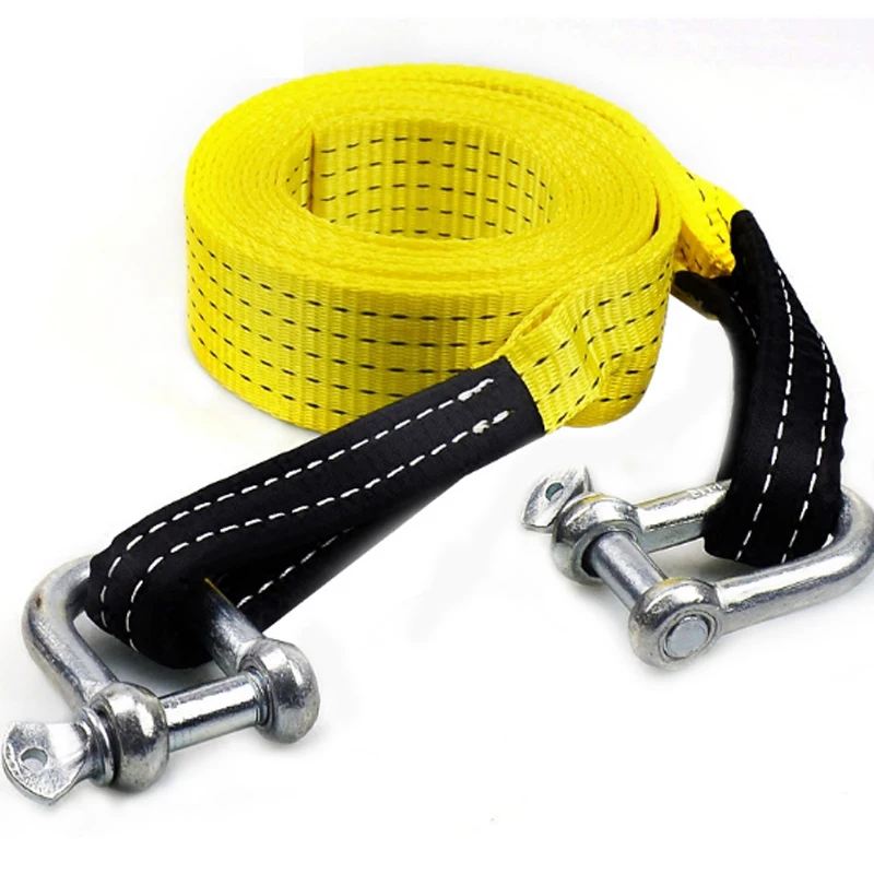 Buy 5ton 3m Towing Ropes Nylon Yellow Recovery Tow