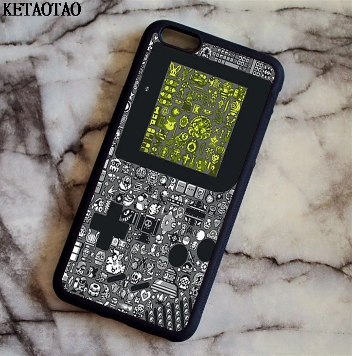 

KETAOTAO Tetris Game Console Phone Cases for iPhone 4S/5S/6S/7/8/X/Plus for Samsung S5 6 NOTE Case Soft TPU Rubber Silicone