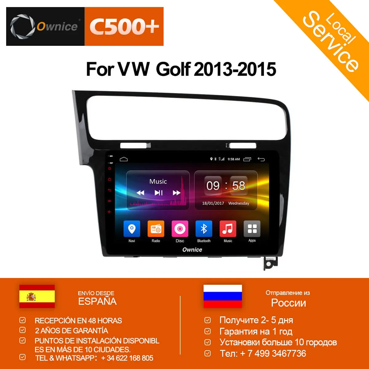 

Ownice K1 K2 K3 Octa Core 10.1" Android 9.0 Car DVD GPS Navi for VW Golf 7 2014 Radio Stereo With 2GB RAM Support 4G SIM DAB+