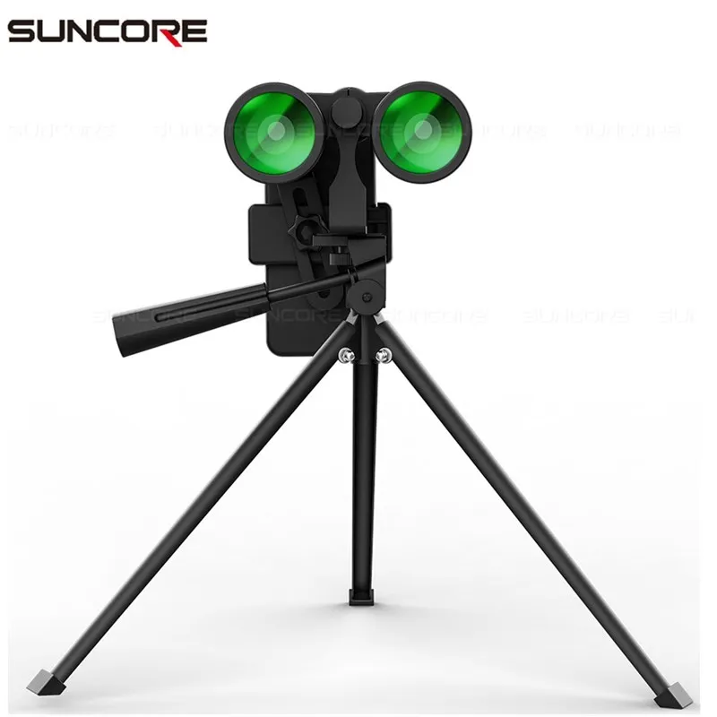 SUNCORE Телец 12X42 бинокль с высоким разрешением низкий светильник ночного видения defenseTelescope BAK4 Binoculo Телескопы для