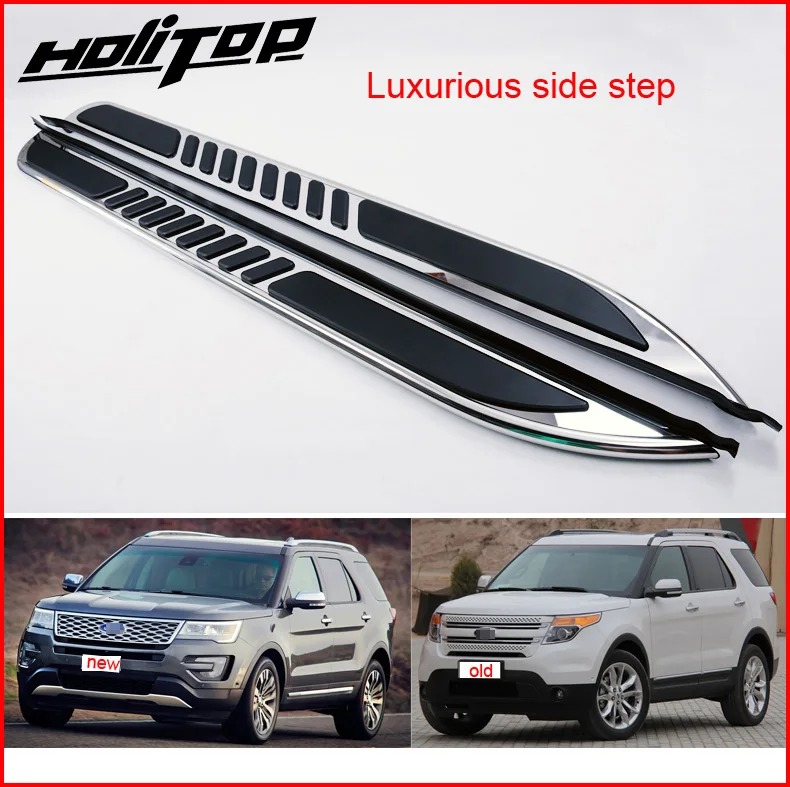 

Luxury running board side step foot bar for ford Explorer 2011-2019,"EU" newest model,thicken stainless steel+PP,ISO9001 quality