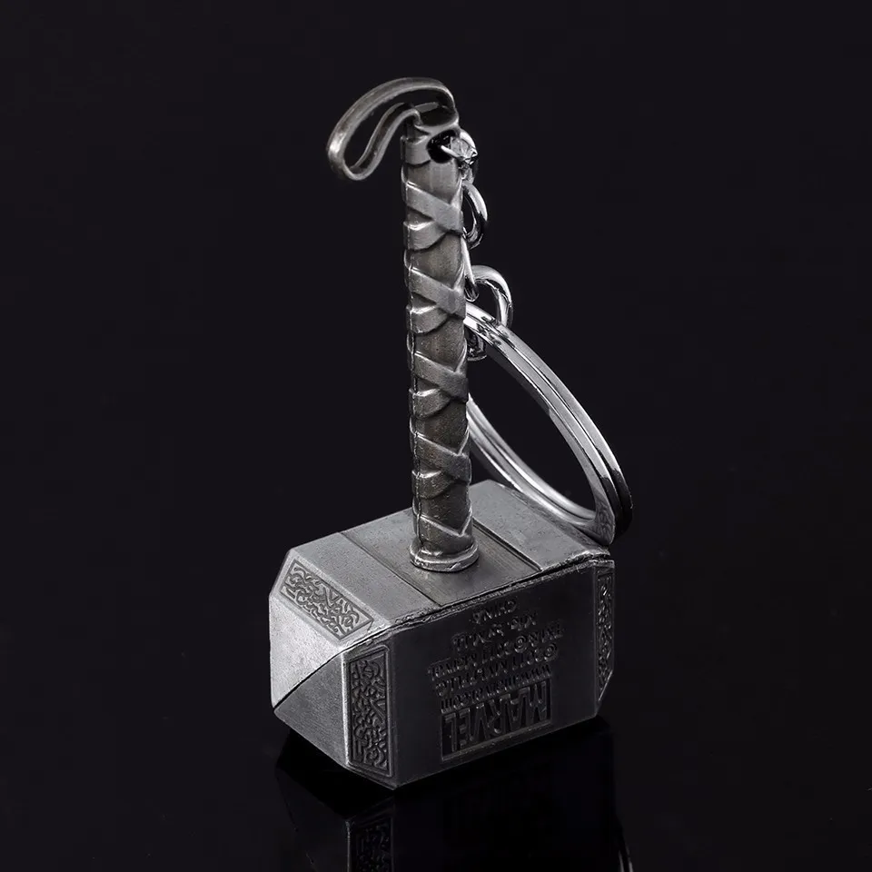 Брелок из цинкового сплава для автомобиля Мстители Alliance Thor Hammer брелоки оружия