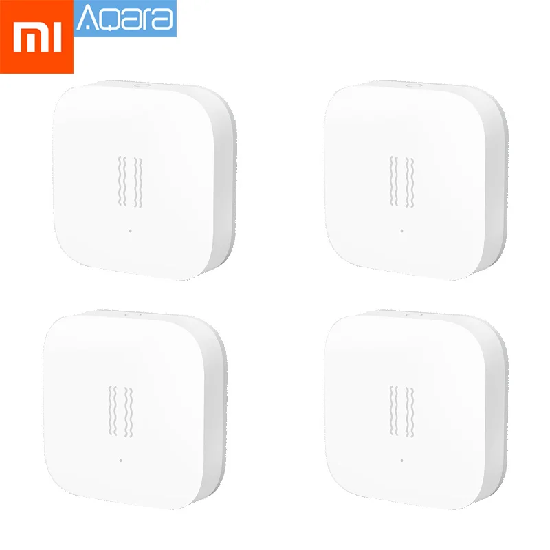 

Xiaomi Aqara Smart Vibration Sensor ZigBee Shock Sensor for Home Safety, for Siaomi Mi Home App International Edition