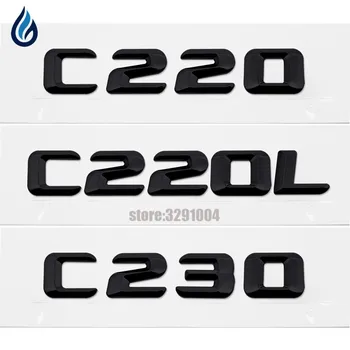 

Car Styling For Mercedes Benz C Class W201 W202 W203 W204 C220 C220L C230 Chrome Number Letters Rear Trunk Emblem Badge Sticker