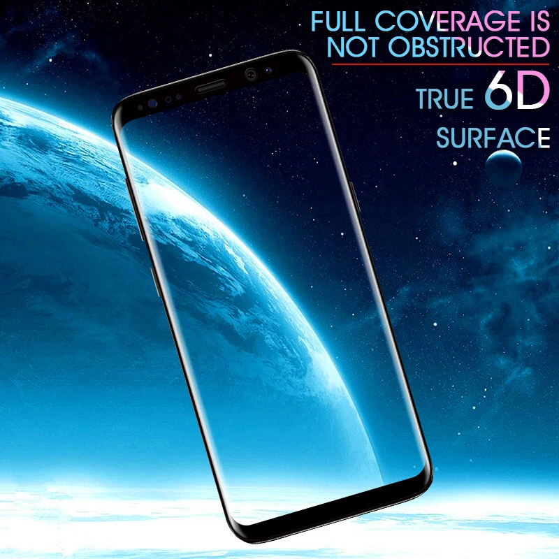 Закаленное стекло summerfish 6D с изогнутыми краями для Samsung Galaxy S9 S8 Plus Note 8 9 S7 S6 Edge