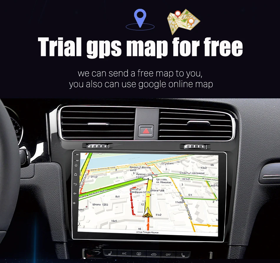 Best Eunavi Android 8.1 Octa-core 10.1 inch Car Radio HeadUnit GPS Navi Player for 2013- 2015 VW Volkswagen Golf 7 With SWC WIFI 9