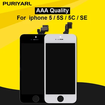 

10pcs AAA Shenchao Screen For iPhone 5 5S 5C LCD Display Touch Screen Assembly Digitizer Glass No Dead Pixel Phone Parts