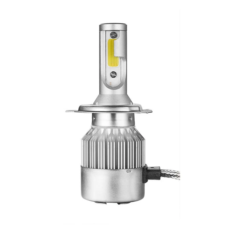 DC12V 24V Универсальный 36W H4 C6 LED 7600lm дальнего света ближнего для мотоцикла автомобиля