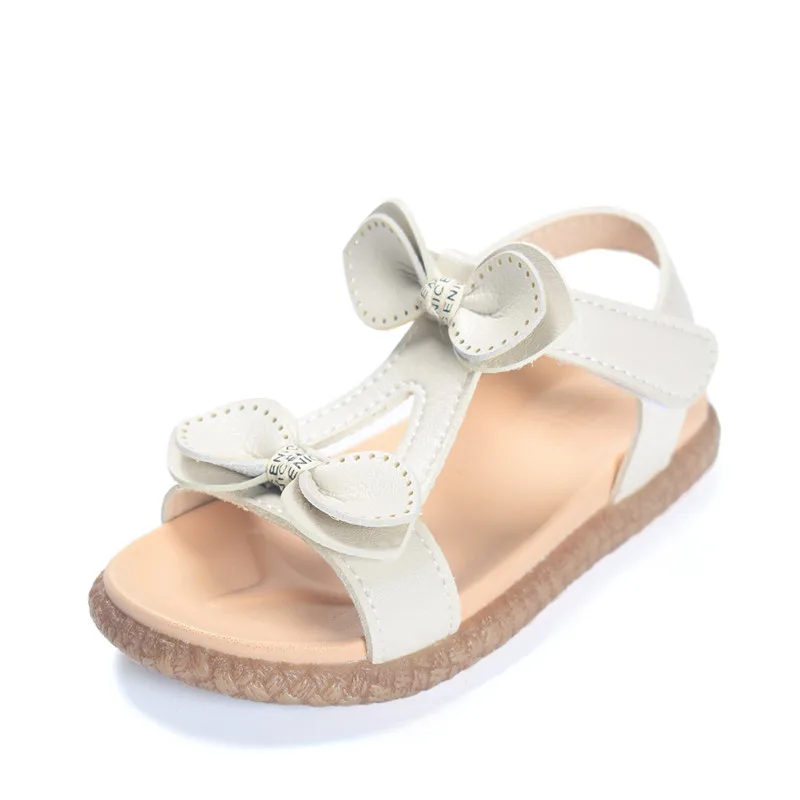 Summer Kids For Leather Bowtie Princess Baby Girls Soft Sole Fashion Children Sandals