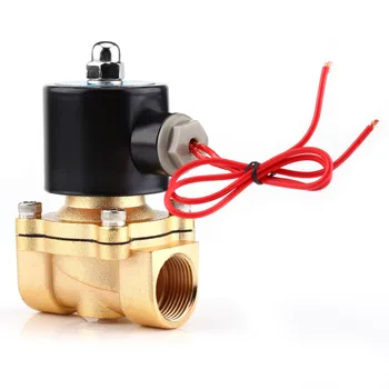 AC 220V NC Electric Solenoid Valve 3/4 BSPP Zinc Alloy Electric Magnetic Valve for Water Oil Air Gas 20mm Flow Orifice 4v230c 08 pneumatic solenoid valve ac 220v pt1 4 air control valve 5 ports 3 positions aluminum alloy air valve