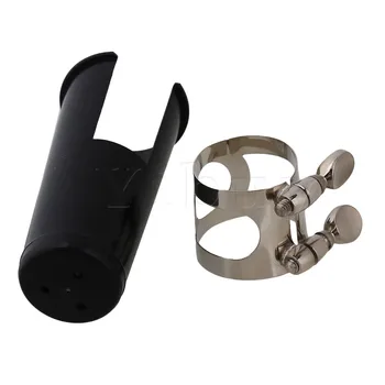 

Yibuy New Bb Clarinet Mouthpiece Metal Ligature/ cap clip fastener