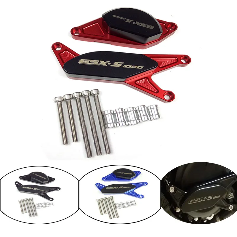 

For SUZUKI GSX-S1000 GSX-S1000F GSX-S 1000 2015 2016 GSXS1000 CNC POM Frame Slider Crash Pad Engine Stator Case Saver Cover
