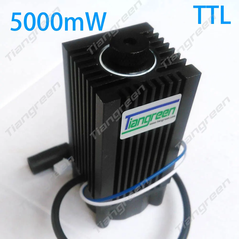 tgleiser 5w 450nm blue laser module laser cut TTL module 5000mW laser tube Engraving machine parts tgleiser 5w 450nm blue laser module laser cut TTL module 5000mW laser tube Engraving machine parts