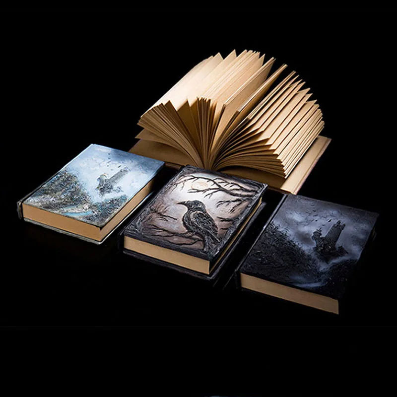 DIY Scrapbooking Business Vintage Embossed Notebook Gift Magic Wizard Custom Made Relief Notebooks Crafts Stickers BJB58 DIY Scrapbooking Business Vintage Embossed Notebook Gift Magic Wizard Custom Made Relief Notebooks Crafts Stickers BJB58