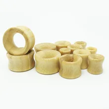 2 шт. модные новые мужские беруши и тоннели бамбуковое дерево 8 мм 10 мм 12 мм 14 мм 16 мм 18 мм 20 мм пирсинг для пирсинга