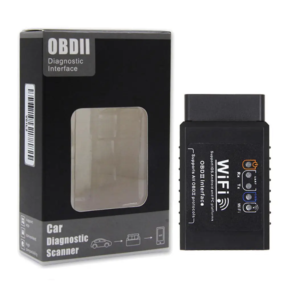 Автомобильный диагностический сканер lumparty ELM327 V1.5 wifi OBD OBD2 327 1 5 OBDII для считывания