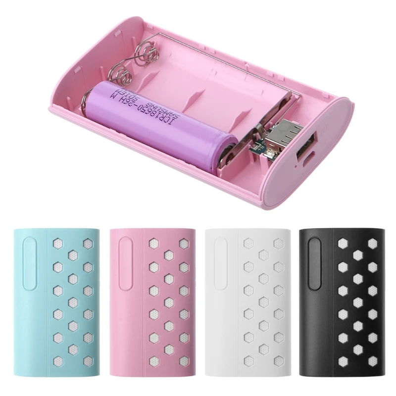 

USB 3x 18650 Battery Charger Holder Power Bank Box Shell Storage Case DIY Kit