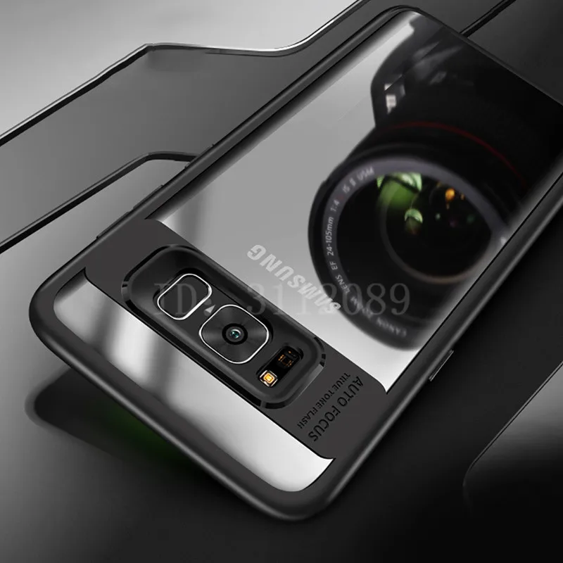 Slim Case for Samsung Galaxy S8 S8 Plus Transparent PC & TPU Silicone Phone Cases for Samsung S8 Plus S8 Cover Case Coque cases-for-s8+