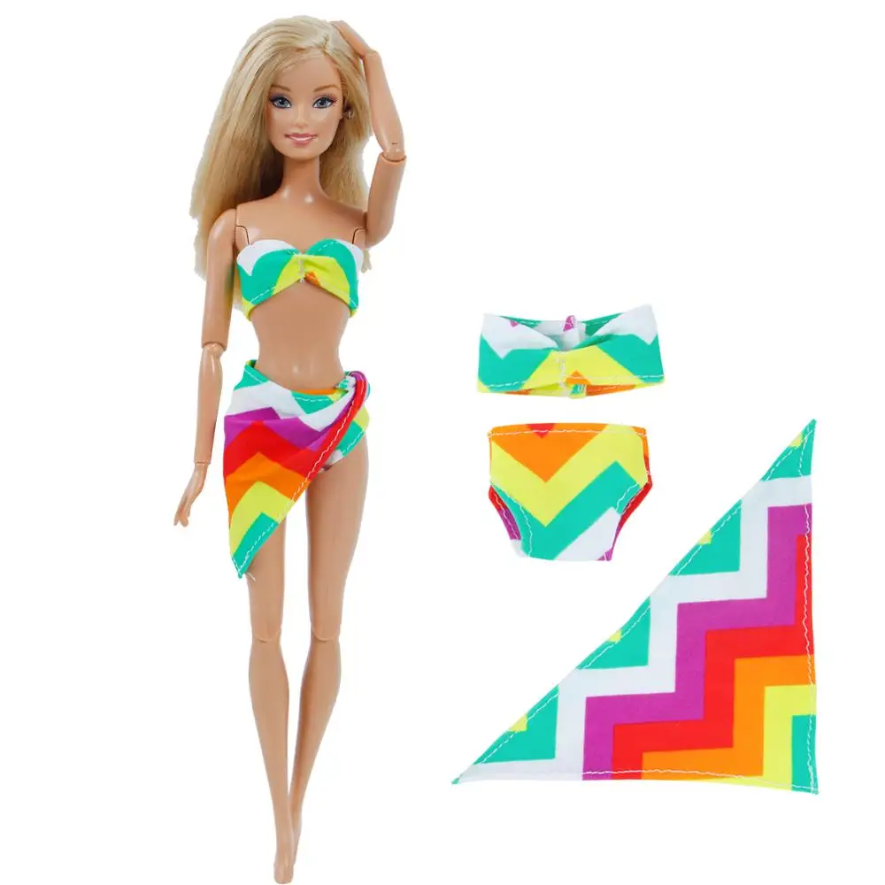 barbie doll in swimsuit