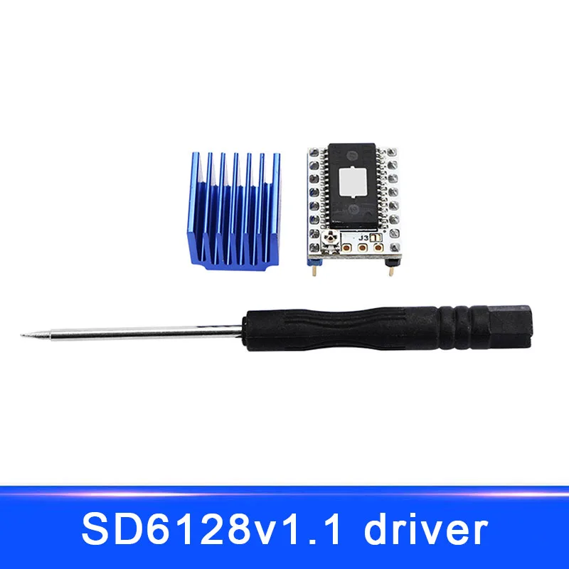 

128 Microstep SD6128 V1.1 Stepstick Stepper Motor Driver Module with Heatsink for 3D Printer JFlyer