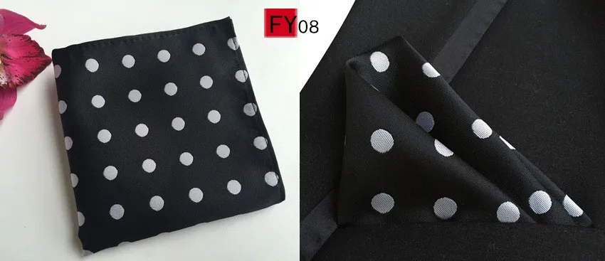 Dot Pocket Square 100% шелк мужской носовой платок жаккард Классический Свадебная вечеринка Платок для мужчин платок, полотенце для рук