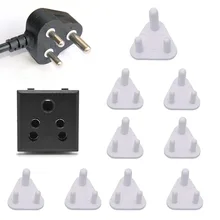 Разъем Обложка для Тип 86 Британский стандарт Большой Южной Розетка ЮАР Британский три круглое отверстие панели разъем отверстие Мощность безопасности Кепки