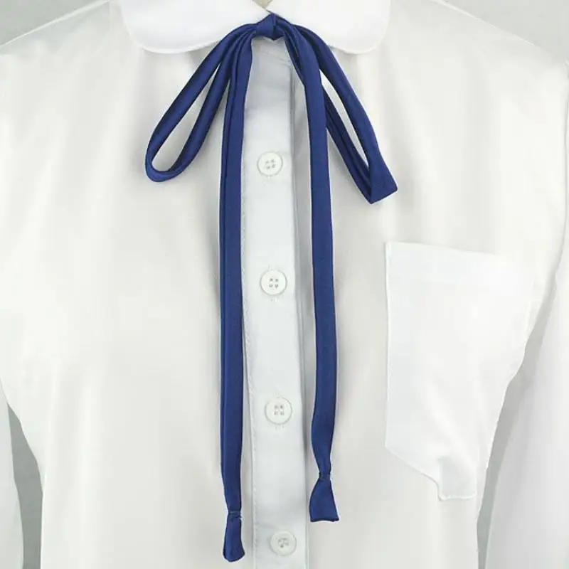 JK uniform collar rope girl collar rope flare sailor suit bow tie elegant Chic collar flower ribbon