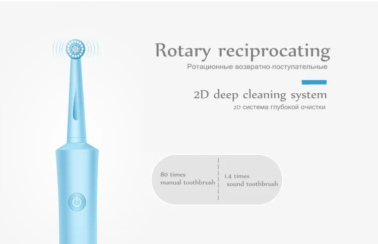 Двухскоростная вращающаяся перезаряжаемая электрическая зубная щетка для путешествий, ультра звуковая зубная щетка, зубная щетка для детей, взрослых и детей