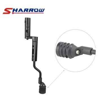 

1PCS Black Compound Bow Stop Chord with Stop Chord Shock Absorber Stabilizer Balance Increase Stability