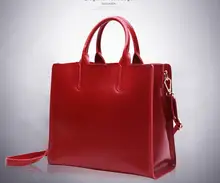 Lady Sinple Genuine Leather Women Tote Handbag Shopping Bag, 2016 fashion shoulder handbag for lady