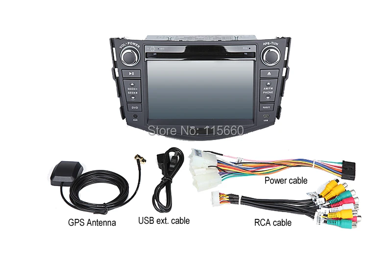 cables of Toyota RAV4 2006-2012 Android