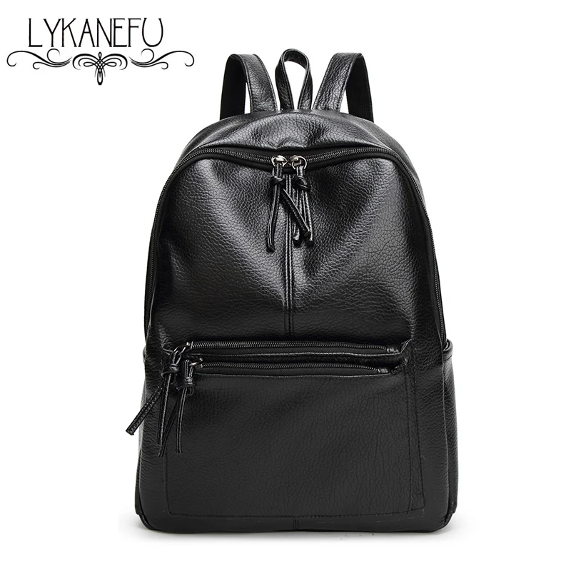 Buy LYKANEFU Black Women Backpack School Bags For Teenagers Backpacks for Girls