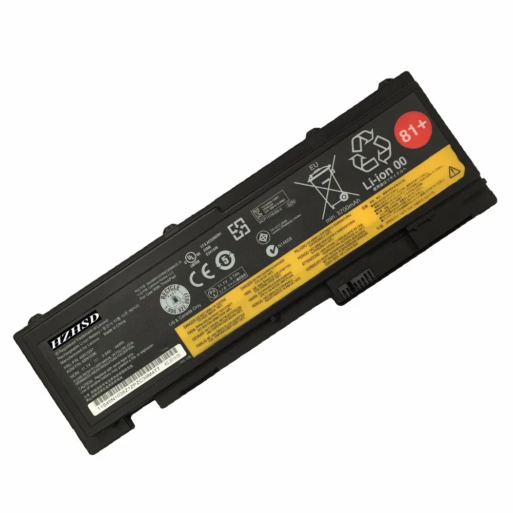 3600mAh for Lenovo Laptop battery ThinkPad T430S T420S T420Si Type 4170 4171 4172 4173  T430Si Type 2352 0A36287 0A36309 42T4844