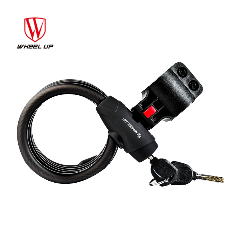 WHEEL UP 1.2m 1.8m Anti theft Bike Lock Durable MTB/Road Bicycle Lock