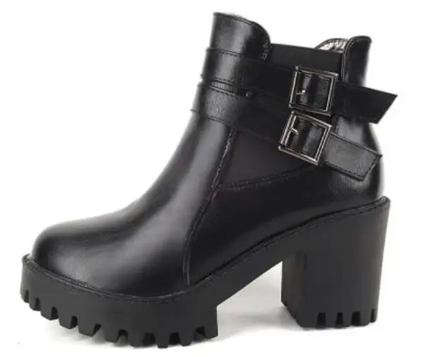 Chunky Pompes Moto D'hiver Byb16185 Matrin Femme Cheville Black Femmes Mujer Bottes Zapatos Chaussure Talons Taille 26 Hauts 62 gray Chaussures wiOPkXuTZ