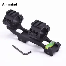 Крепление для прицела 1 дюйм/30 мм кольцо оптическое Пикатинни Вивер рельс с пузырьковым уровнем дополнительное определение наклона