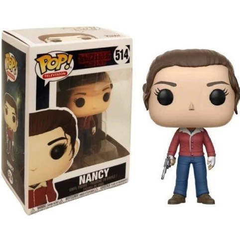 Funko pop Official Stranger Things Eleven Demogorgon Hopper Jonathan Nancy Brenner Joyce Фигурки Коллекционная модель игрушки - Color: with box 514