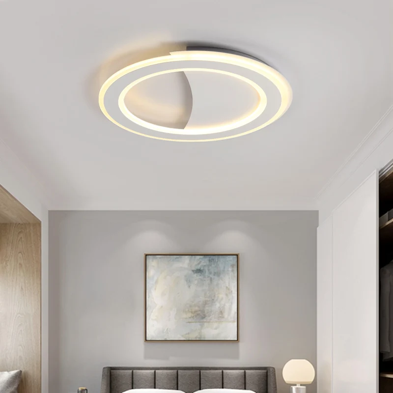 

Minimalist White/Black ceiling Led Chandelier lights For Living room Bed Study room led lamp Home Deco Modern chandelier ceiling