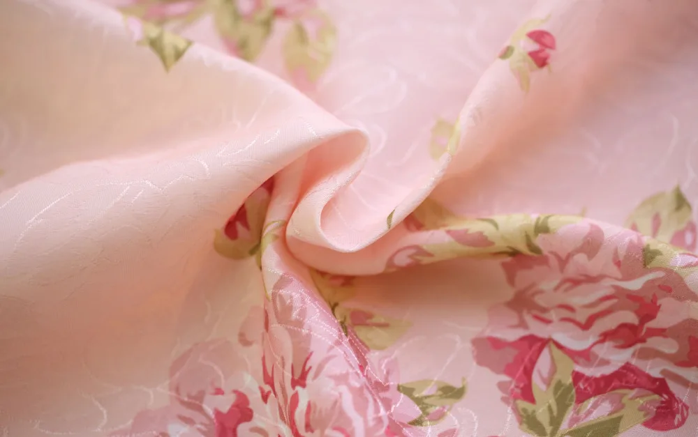 Пасторальная романтическая розовая роза цветочный принт занавески s для гостиной синий занавес ткани просвечивающий Тюль MY080-30