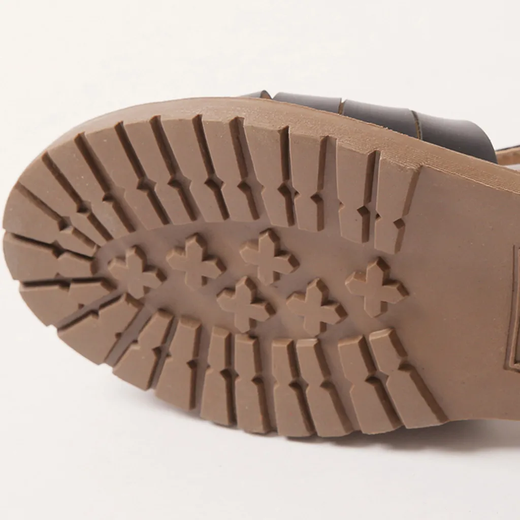 Sandales Femme/ г. открытые босоножки на низком каблуке Новая Летняя Повседневная модная женская обувь с круглым носком босоножки на платформе с эластичными лентами