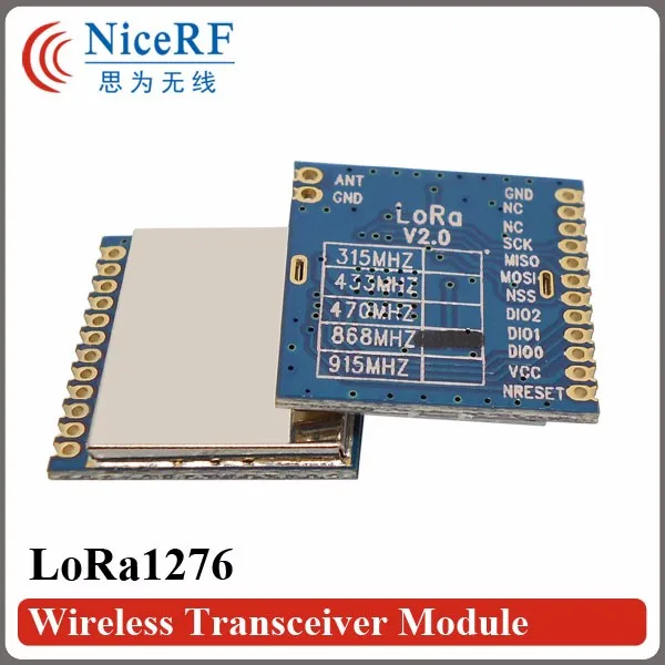 2 шт. LoRa1276 LoraTM 20dBm 100 мВт SX1276 SPI интерфейс-139dBm чувствительность 4 км на большое расстояние 868 МГц радиочастотный передатчик и приемник