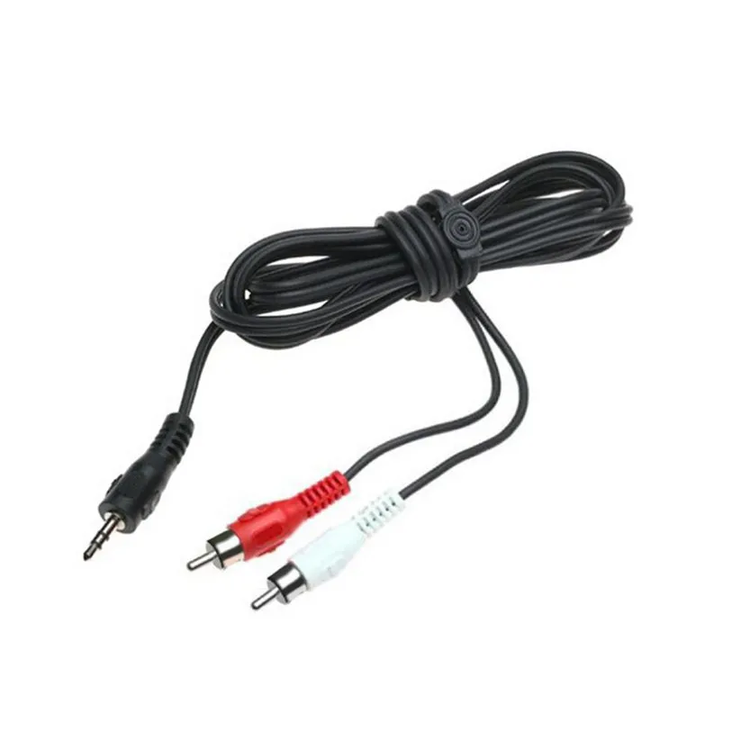 

CARPRIE 1-Mini Plug 3.5mm Plug Jack to 2RCA Male Stereo Audio Cable Splitter td809 Dropship