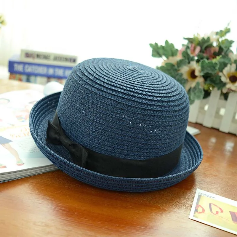 Dome dark blue Новые летние шляпы от солнца для покупок пляжные кепки для родителей УФ плоская Спортивная Кепка туристическая шапка Распродажа - Цвет: Dome dark blue