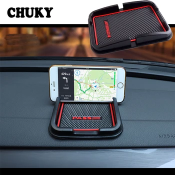 

Phone Holder Anti-Slip Mat Car Logo For Peugeot 3008 508 308 307 Kia Ceed Rio 4 3 Cerato Picanto Sorento Sportage 2018 2019 2017