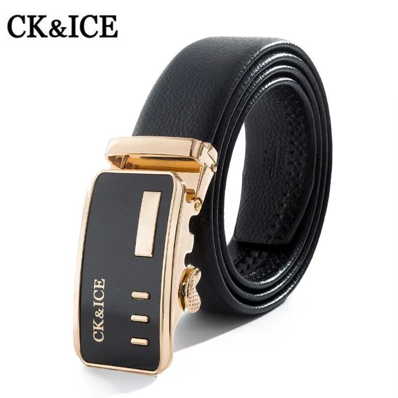 2017 Brand Automatic Buckle Leather Men Belt Business Luxury Belts For Men Designer Belts Men