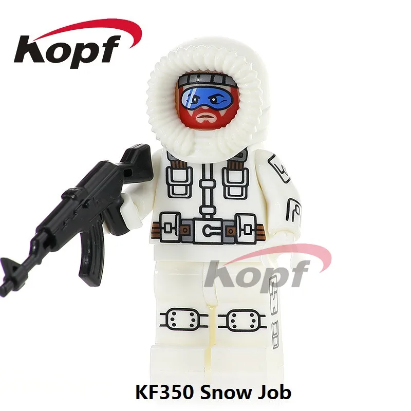 

Single Sale KF350 Gi Joe Series Snow Job Storm Shadow Snake Eyes Dolls Model Super Heroes Building Blocks Children Gift Toys