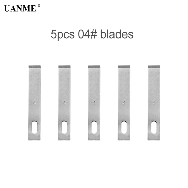 UANME 11 #16 #10 #4 #17 # Деревообработка точности Сталь лезвие гравировка Craft Скульптура Ножи скальпель режущий инструмент для ремонта печатных плат