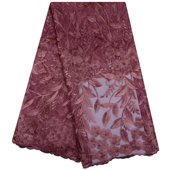 

Embroidered Nigerian Tulle French Lace Fabric High quality 2018 African French Net Lace Fabric A1097