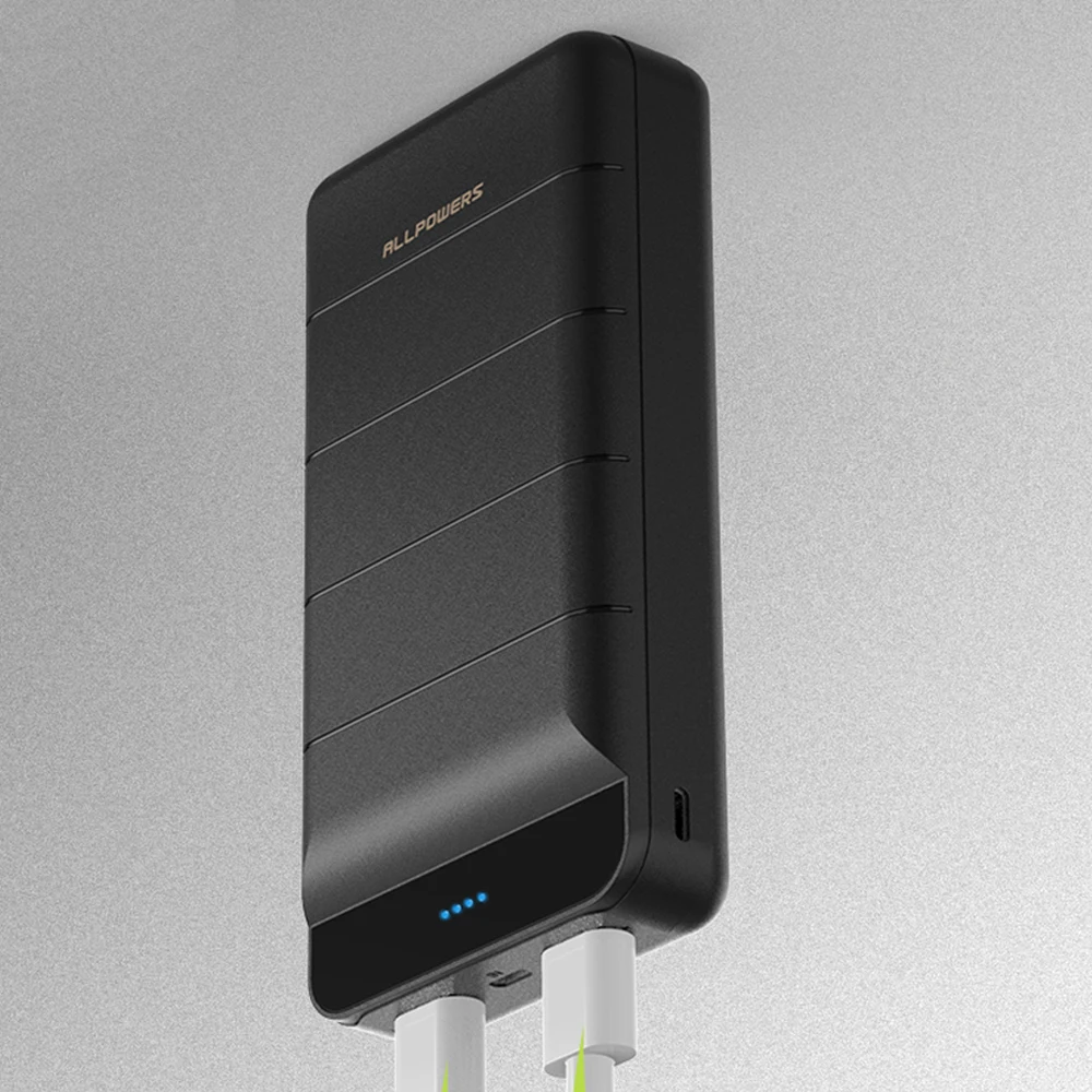 

ALLPOWERS Power Bank 25000mAh Phone External Battery Charger Dual Input and Output Fast Charging for Huawei iPhone Samsung etc.