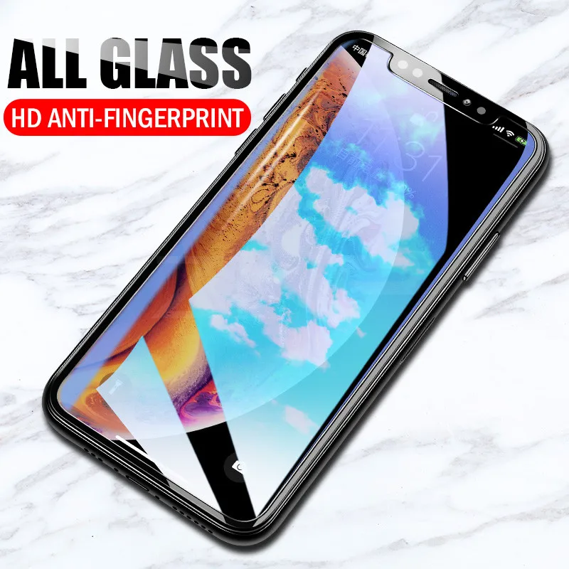 Закаленное стекло 9H для iPhone X 10 6s 7 8 plus XS Max XR 5c 5 5SE 4 защитная пленка экрана жесткая